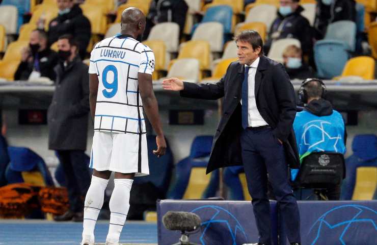 Romelu Lukaku e Antonio Conte ai tempi dell'Inter