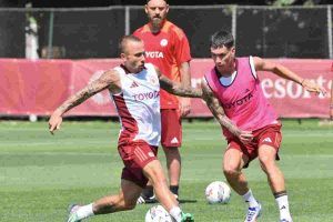 allenamento roma angelino soulé