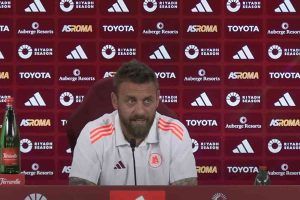 Conferenza stampa De Rossi