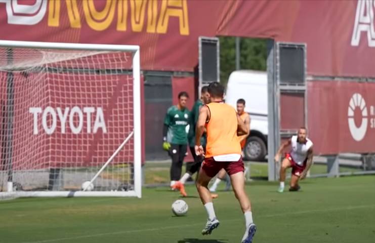 Allenamento a Trigoria