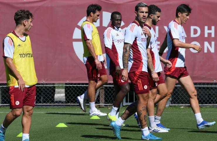 Allenamento roma oggi