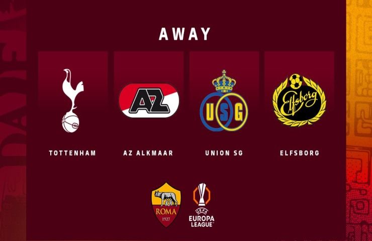 Calendario Roma Europa League 2024 2025 trasferta