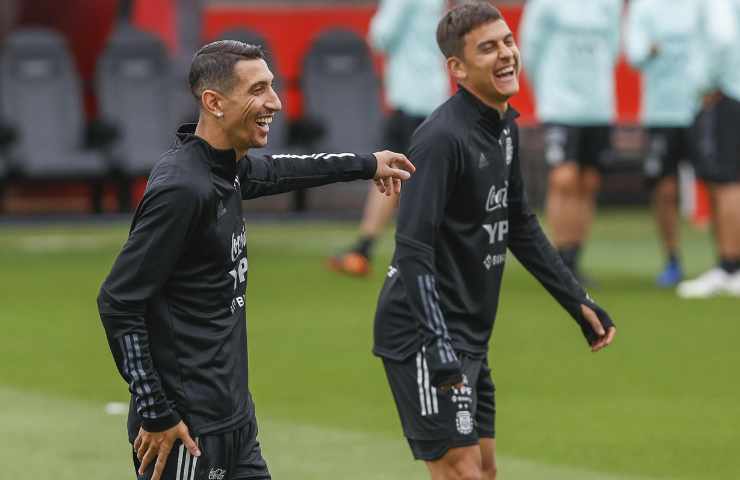 Paulo Dybala e Angel Di Maria 