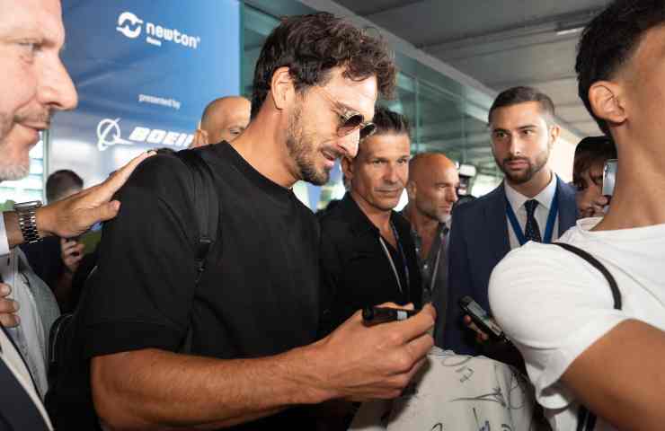 Mats Hummels arrivato a Roma 