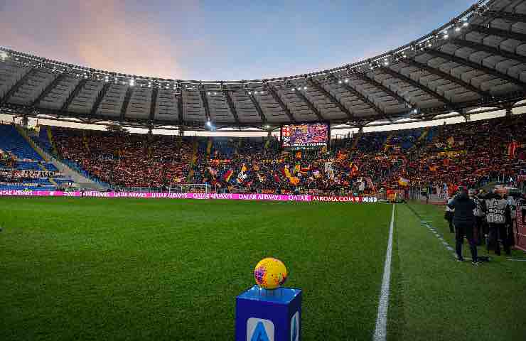 Protesta Curva Sud Roma 