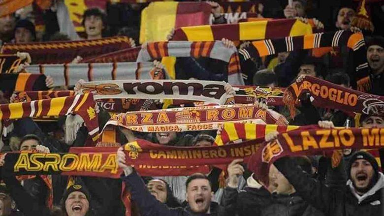 Sciarpata tifosi ROma