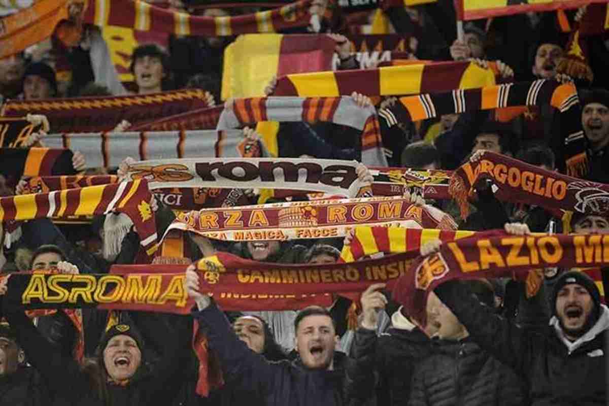 Sciarpata tifosi ROma