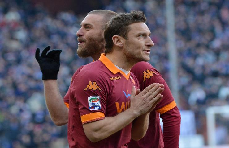 Francesco Totti e  Daniele De Rossi 