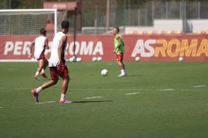 Allenamento a Trigoria