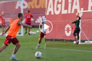 gol angelino in allenamento