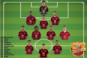 probabile formazione roma udinese