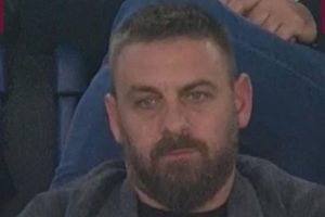 Daniele De Rossi torna all'Olimpico per vedere la Nazionale