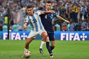 Dybala con la maglia dell'Argentina