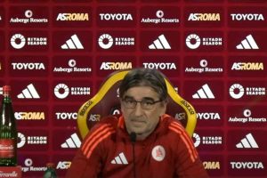 Juric in conferenza stampa