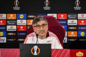 Juric conferenza post Roma Dinamo Kiev