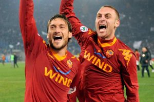 Totti de Rossi Elfsborg Roma foto