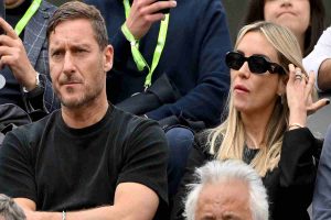 Totti e Noemi in tribuna