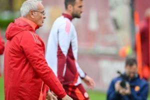 Ranieri allenamento roma