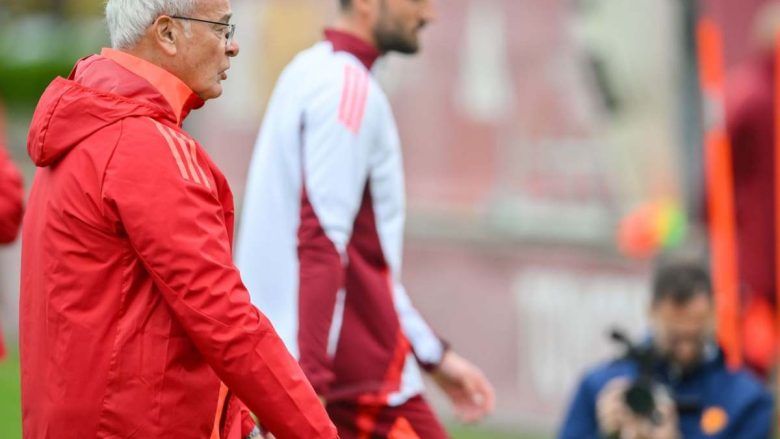 Ranieri allenamento roma