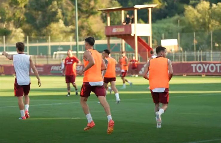 Allenamento a Trigoria