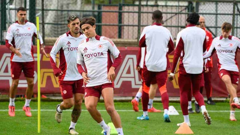 allenamento a Trigoria