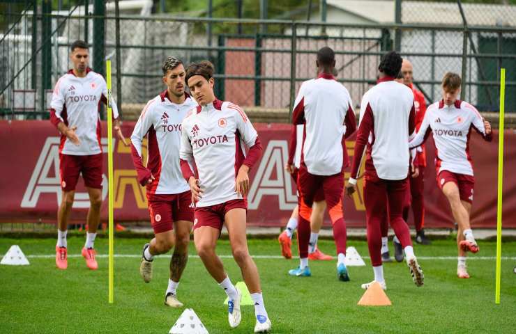 Allenamento a Trigoria