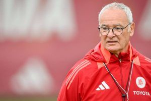 ranieri guida l'allenamento pre Napoli