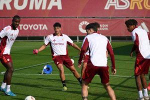 allenamento della Roma