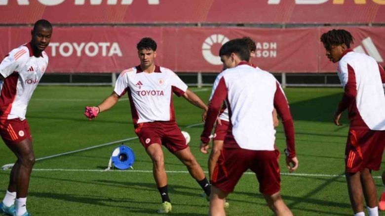 allenamento della Roma