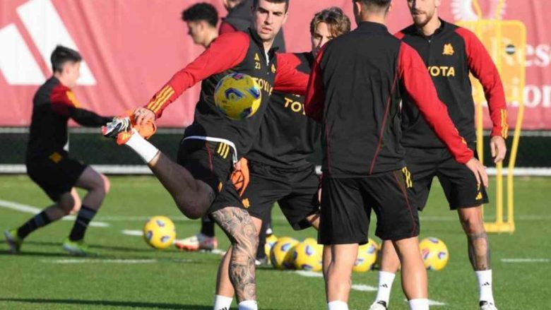 allenamento a trigoria