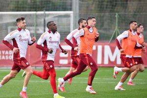 Allenamento a Trigoria