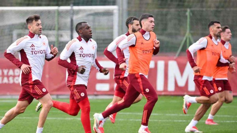 Allenamento a Trigoria