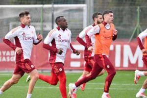 Allenamento a Trigoria