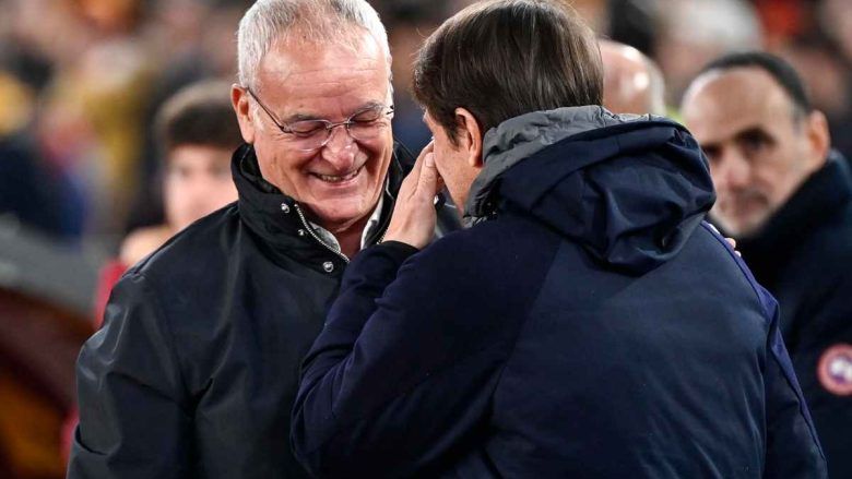 Ranieri e Conte in Roma-Napoli