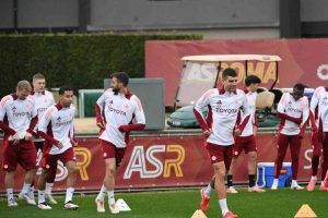 Roma allenamento