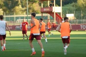 Trigoria allenamento