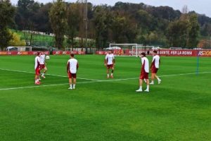 Allenamento a Trigoria