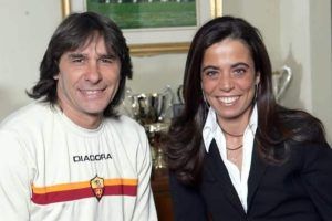 Bruno Conti e Rossella Sensi